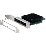Scheda Ethernet PCI 2,5 Gigabit a 4 porte inclusa staffa a basso profilo, Realtek RTL8125