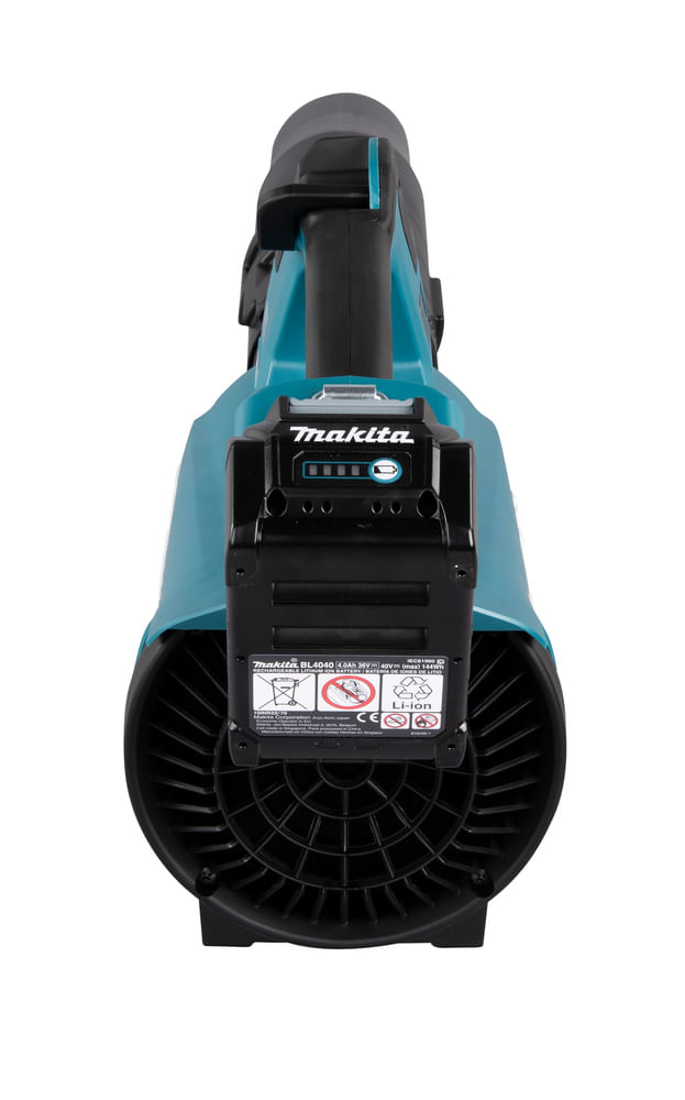 Makita-UB001GZ-soffiatore-di-foglie-cordless-2304-km-h-Nero-Blu-40-V-Ioni-di-Litio