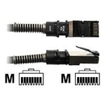 PatchSee PK-PCI6-DPF-32 cavo di rete Nero 9,7 m Cat6a U/FTP (STP)