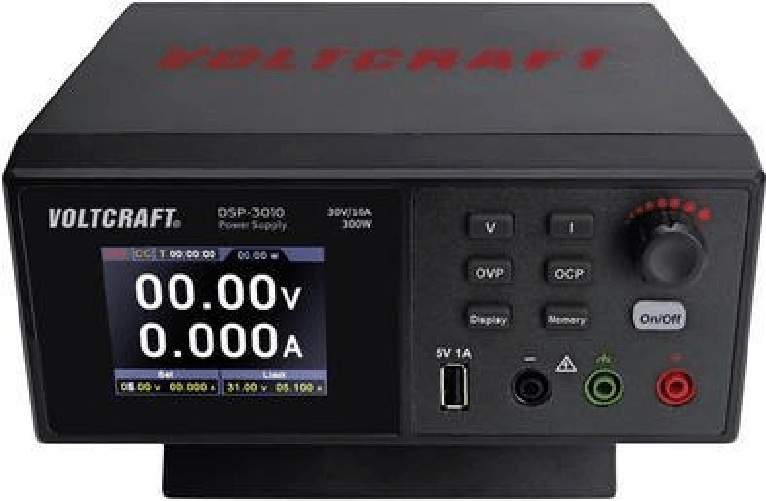 VOLTCRAFT DSP-3010 Labornetzgerät, einstellbar 0 - 30 V 0 - 10 A 300 W USB Slave