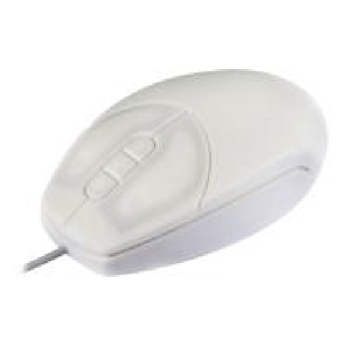 CHERRY - ACTIVE KEYS KBD AND MICE Hygiene 5 Buttons Mini Scroll Mouse Fully Sealed Watertight - Corded - White