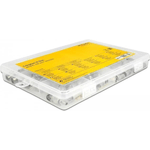 Delock scatola a crimpare 70 pezzi 75 Ohm con connettori BNC TNC e F