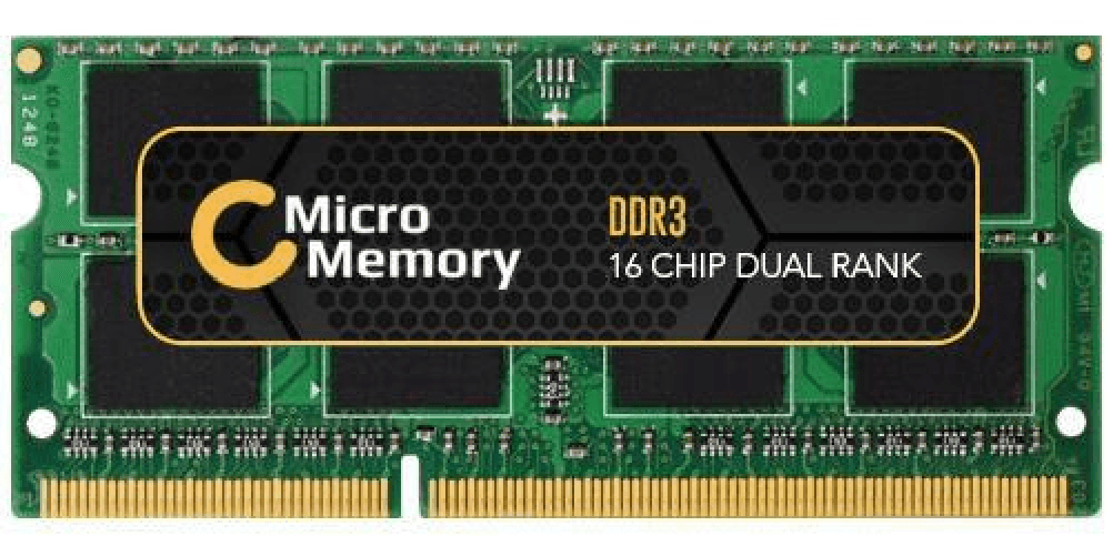 CoreParts MMG3818/8GB memoria 1 x 8 GB DDR3L 1600 MHz (8GB Memory Module 1600Mhz - DDR3 Major SO-DIMM 1600MHz - DDR3 MAJ