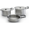 Set-pentole-kit-campeggio-5-pezzi-acciaio-inox-2-pentole--2-coperchi--1-padella