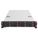 SilverStone Technology Alloggiamento per server con montaggio su rack RM22-312 2U E-ATX - nero