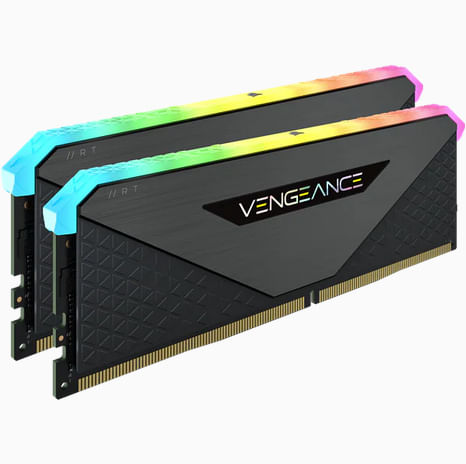 KIT-BARRETTES-MMOIRE-32GO--2X16GO--DIMM-DDR4-CORSAIR-VENGEANCE-RT-RGB-PC25600--3200-MHZ---NOIR-