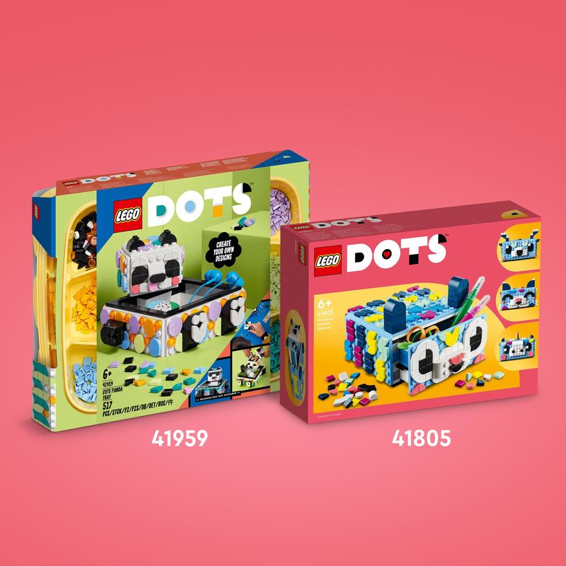 LEGO-41805-DOTS-Cassetto-degli-Animali-Creativi-Set-per-Creare-Mosaico-Portagioie-con-Tessere-Colorate-Idea-Regalo-di-Compleanno-Giochi-per-Bambini-Fai-da-Te-Arti-e-Mestieri