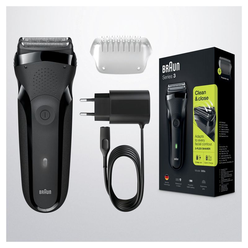 Braun-Series-3-300bt-Shaveandstyle-Rasoio-da-Barba-Elettrico-da-Uomo-Nero