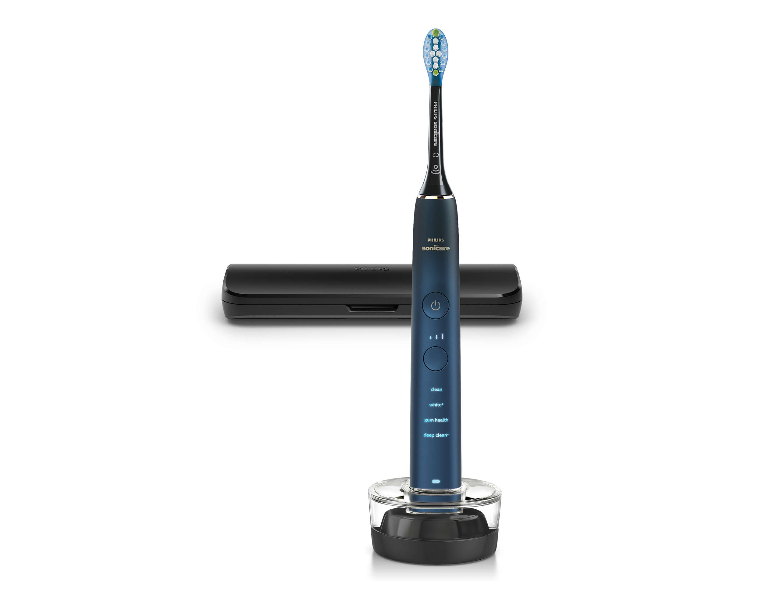 Philips Sonicare DiamondClean 9000 Series Spazzolino Elettrico Sonico Blu Special Edition