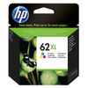 HP-62XL-Tri-color-Ink-Cartridge-cartuccia-d-inchiostro-Originale-Resa-elevata--XL--Ciano-Magenta-Giallo