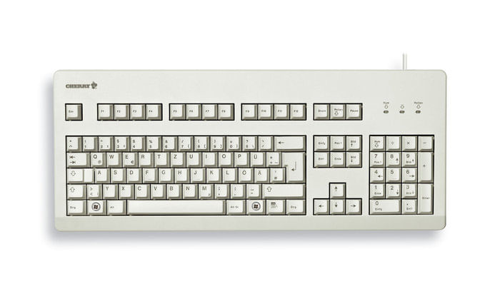 CHERRY-G80-3000-tastiera-Universale-USB-QWERTZ-Tedesco-Grigio