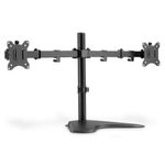 Digitus Supporto monitor universale doppio (UNIVERSAL DUAL MONITOR STAND - 17-32IN 2X 8 KG MAX. BLACK)