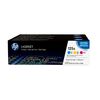 HP-Confezione-da-3-cartucce-originali-di-toner-ciano-magenta-giallo-LaserJet-125A