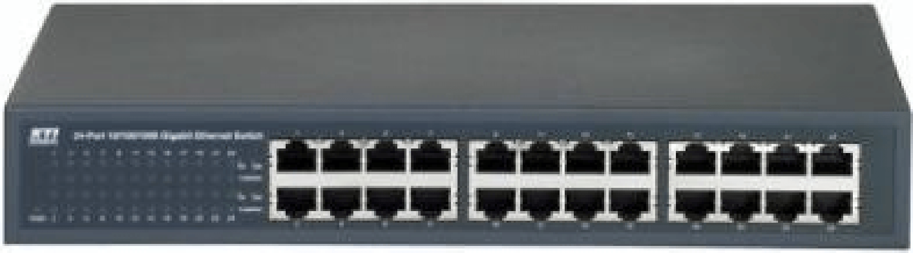 KTI NETWORKS  Porte KTI Networks KGS-124 RJ-45 TP 24 schermate 10/100/1000 Mbps. Porte RJ45 24 Kgs