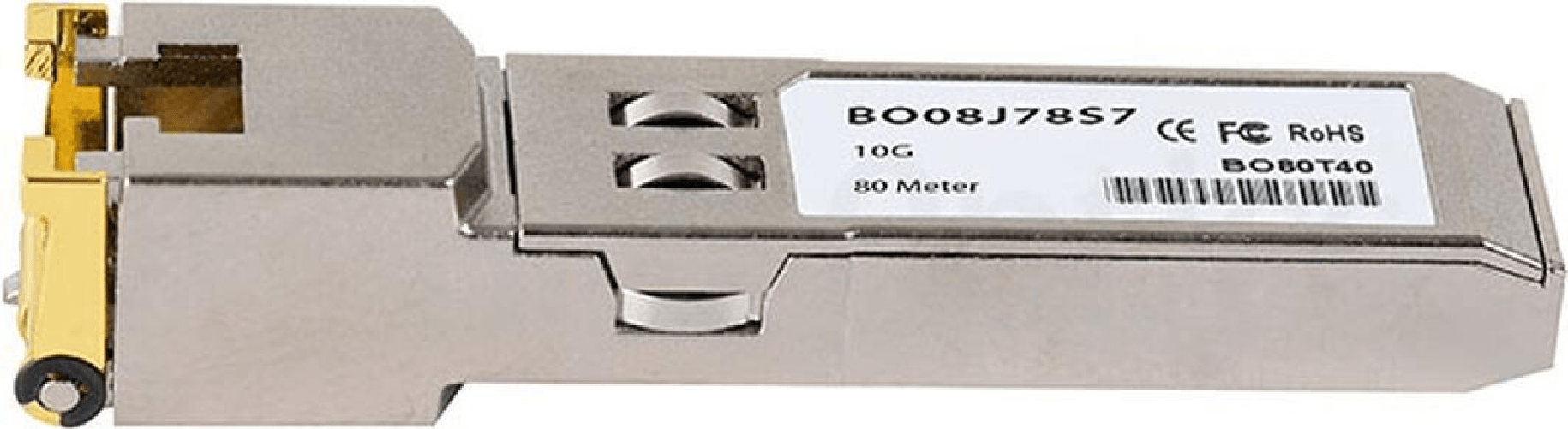 BlueOptics SFP-10G-RJ45-80M-LC-BO modulo ricetrasmettitore di rete in rame 10000 Mbit/s SFP (SFP-10G-RJ45