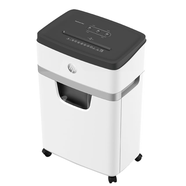 HP OneShred 18CC distruggi documenti Taglio a particelle 65 dB 22 cm Bianco, Nero