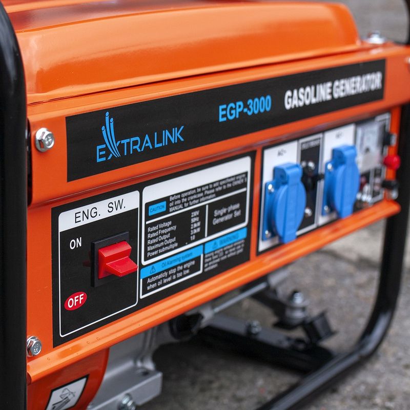 Extralink-EGP-3000---Generatore-di-corrente---benzina-3kW-1F