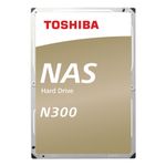 Toshiba N300 disco rigido interno 16 TB 7200 Giri/min 512 MB 3.5" Serial ATA III