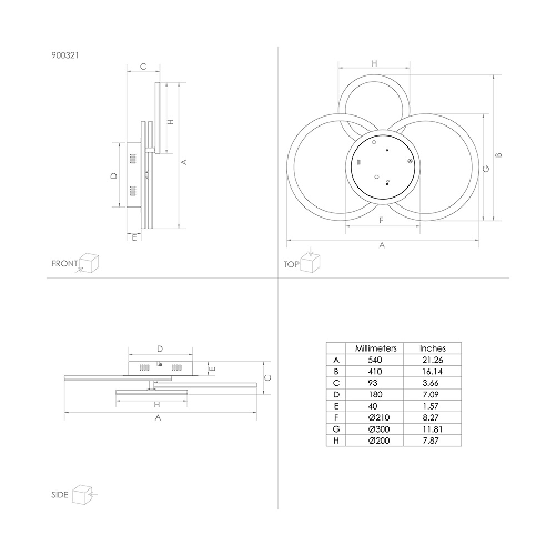 Plafoniera-Moderna-Parrapos-Z-Led-Acciaio-Nero-Grande