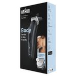 Braun-BodyGroomer-Rifinitore-Corpo-3-BG3340-Nero-Grigio-Depilazione-Da-Uomo-Con-Pettine-Per-Le-Aree-Sensibili