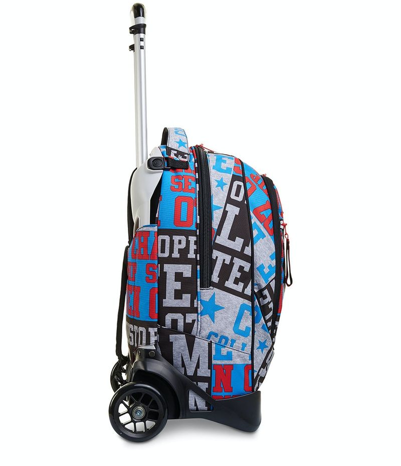 Seven-Jack-2WD-Trolley-Guscio-morbido-Multicolore-34-L-Poliestere