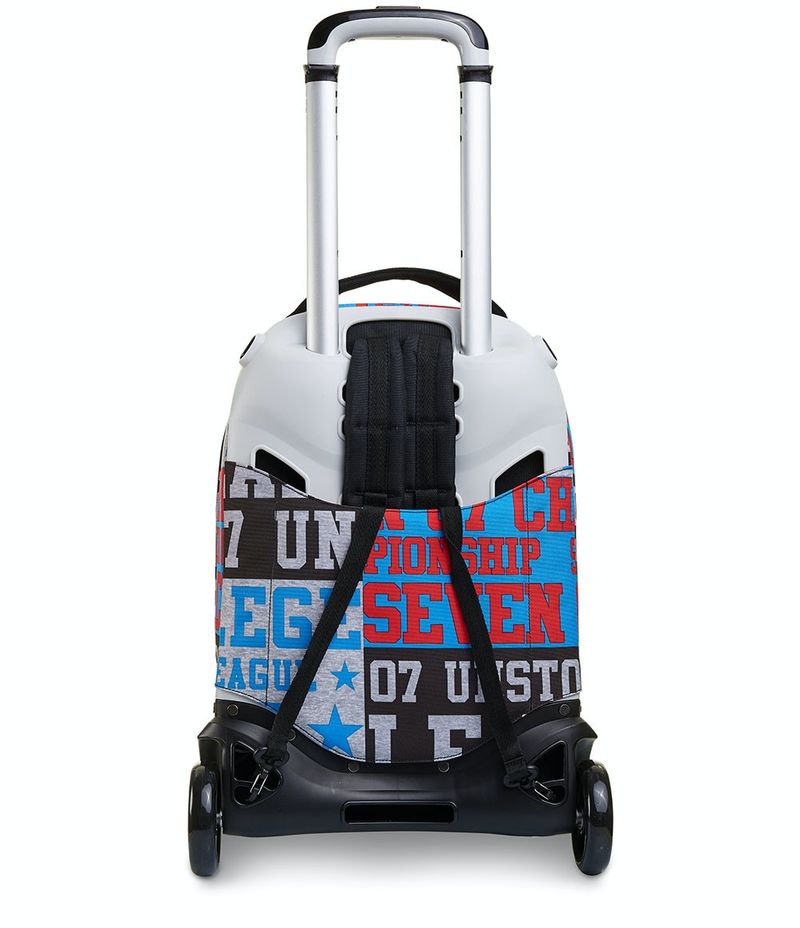 Seven-Jack-2WD-Trolley-Guscio-morbido-Multicolore-34-L-Poliestere