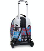 Seven-Jack-2WD-Trolley-Guscio-morbido-Multicolore-34-L-Poliestere