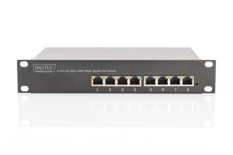 Digitus-DN-95317-switch-di-rete-Non-gestito-Gigabit-Ethernet--10-100-1000--Grigio-Supporto-Power-over-Ethernet--PoE-