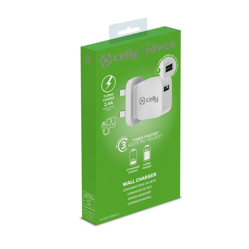 Celly-TCUSBTURBOUK-Caricabatterie-per-dispositivi-mobili-Bianco-Interno