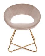 Konte-Design-Poltroncina-Vanity-Oro-in-velluto-tortora-e-gambe-oro