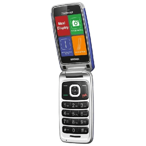 Brondi-Contender-762-cm--3--Blu-Telefono-per-anziani