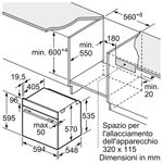 Bosch-Serie-4-HRA314BR0-forno-71-L-A-Acciaio