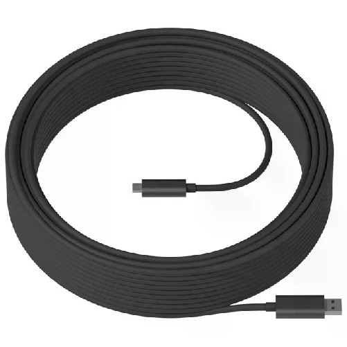 Logitech-Strong-cavo-USB-USB-3-2-Gen-2--3-1-Gen-2--10-m-USB-A-USB-C-Grafite