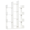 HOMCOM-Mobile-Libreria-ad-Albero-con-13-Ripiani-in-Legno-Truciolare-96x30x150cm