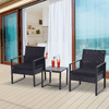 Outsunny-Set-da-Balcone-Tavolino-e-2-Sedie-da-Esterno-in-Rattan-con-Cuscini-Nero