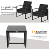 Outsunny-Set-da-Balcone-Tavolino-e-2-Sedie-da-Esterno-in-Rattan-con-Cuscini-Nero