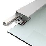 HOMCOM-Porta-Scorrevole-in-Vetro-Smerigliato-e-Satinato-con-Binario-e-Maniglia-per-Bagno-Cucina-210cm