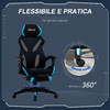Vinsetto-Sedia-Gaming-con-Supporto-Lombare-e-Altezza-Regolabile-in-Tessuto---Nero