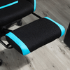Vinsetto-Sedia-Gaming-con-Supporto-Lombare-e-Altezza-Regolabile-in-Tessuto---Nero