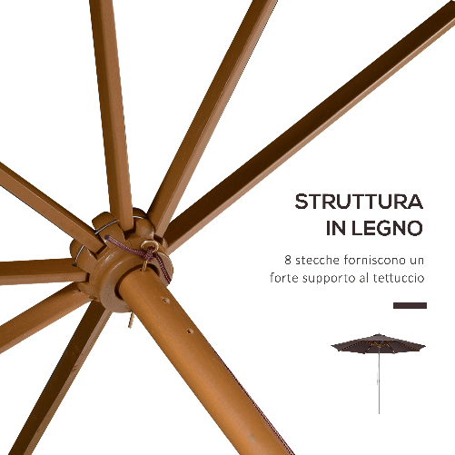 Outsunny-Ombrellone-da-Giardino-3x2-5-m-con-Palo-in-Legno-e-8-Stecche-Parasole-da-Esterno-in-Poliestere-Caffe