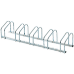 HOMCOM-Rastrelliera-Portabiciclette-Parcheggio-per-5-Biciclette-in-Acciaio-145-33-27-cm-Argento