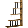 HOMCOM-Libreria-Stile-Industriale-5-Livelli-102-x-30-x-160-cm