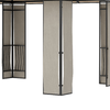 Outsunny-Gazebo-da-Giardino-3-7x3m-con-Tetto-in-Policarbonato-a-2-Livelli-Acciaio-e-Alluminio-Marrone
