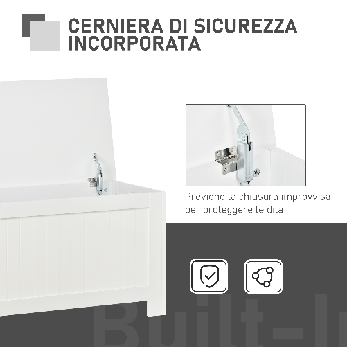 HOMCOM-Panca-Contenitore-Multiuso-in-Legno-MDF-Apertura-con-Blocco-di-Sicurezza-81x40x46cm-Bianco