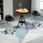 HOMCOM-Set-2-Sgabelli-Girevoli-con-Ruote-Altezza-Regolabile-e-Rivestimento-Similpelle-PU-38x38x57-72cm