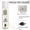 HOMCOM-Lampada-da-Terra-con-Mensole-Integrate---Rovere
