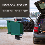 Outsunny-Sdraio-da-Giardino-Pieghevole-con-Schienale-Reclinabile-su-4-Posizioni-190x56x28cm-Verde