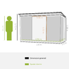 Outsunny-Casetta-da-Giardino-Porta-Utensili-in-Lamiera-di-Acciaio-con-Porte-Scorrevoli-280x130x172cm-Verde-Chiaro