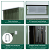 Outsunny-Casetta-da-Giardino-Porta-Utensili-in-Lamiera-di-Acciaio-con-Porte-Scorrevoli-280x130x172cm-Verde-Chiaro