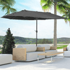 Outsunny-Ombrellone-da-Giardino-Doppio-con-Apertura-a-Manovella-in-Acciaio-e-Poliestere-460x270x240-cm-Nero